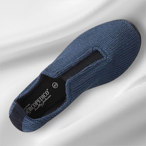 ARCOPEDICO Women’s ES Knit Slip On Shoes in the Size 40/9-9.5 US Size in Denim - Picture 5 of 13